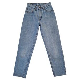 Vintage 90s Levi's 17550-0291  Mom Jeans Women's 25 High Rise Tapered Made USA